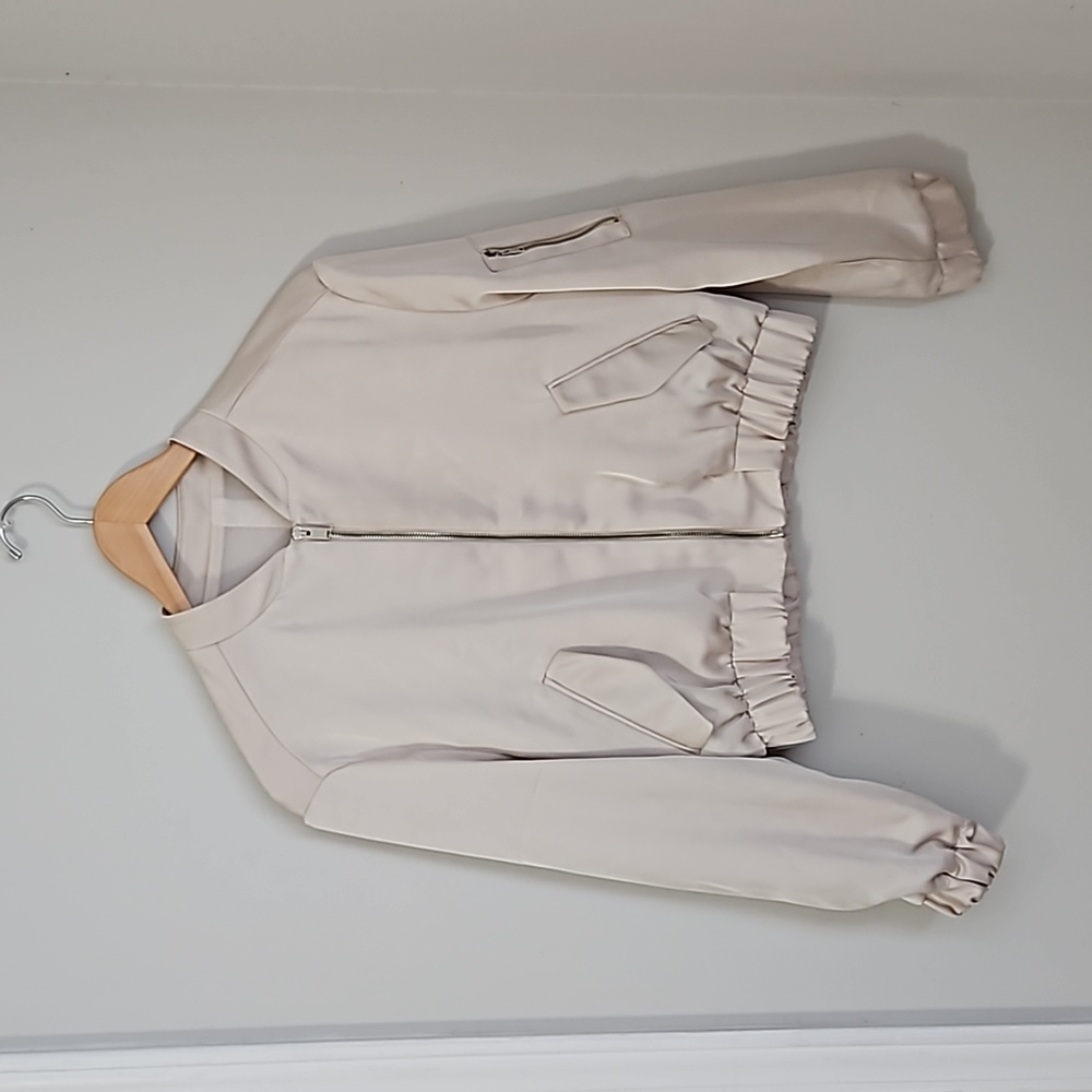 Satin Bomber style jacket